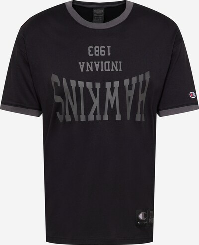 Champion Authentic Athletic Apparel Camiseta en gris oscuro / negro, Vista del producto