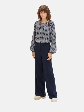 TOM TAILOR Blouse in Blue