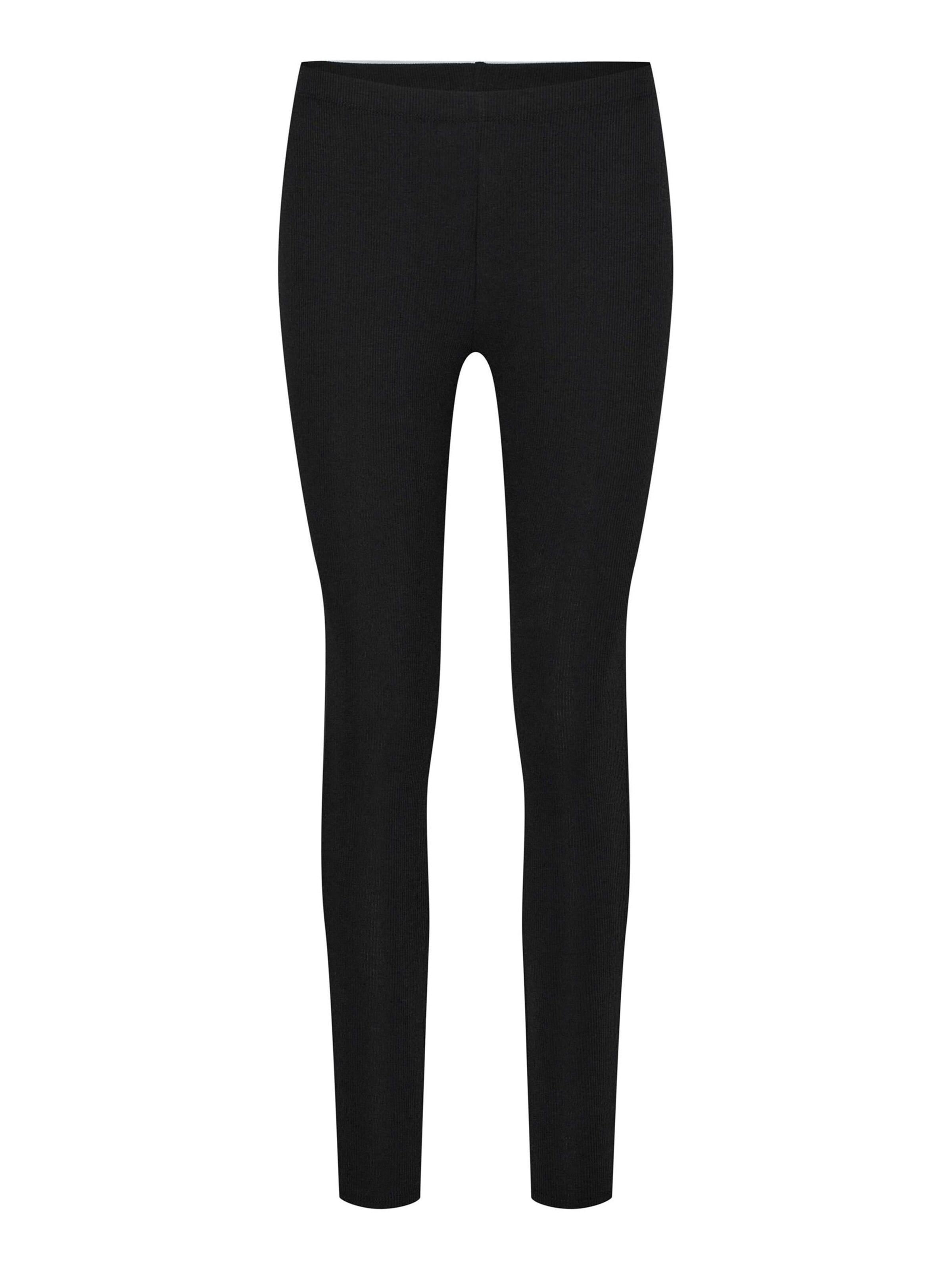 ESOTIQ - Skinny Leggings 'Sportleggings High Waist Viskose Baumwolle Mix bequem Alltag Jana' en negro