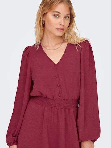 ONLY Shirt Dress 'Mette' in Red