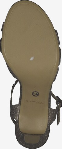 TAMARIS Strap sandal in Brown