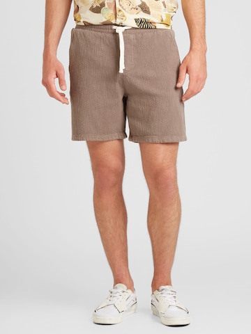 TOPMAN - regular Pantalón en marrón: frente