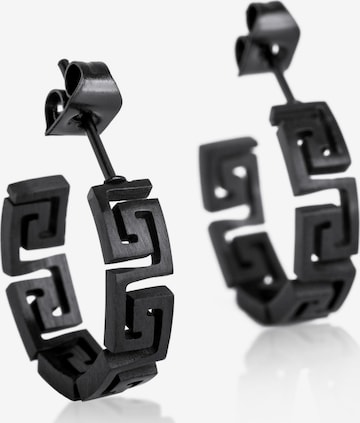 Akitsune Earrings 'Argius' in Black: front