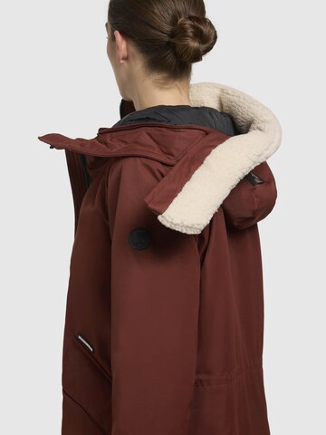 Cappotto funzionale ' Agneta-YM ' di khujo in marrone