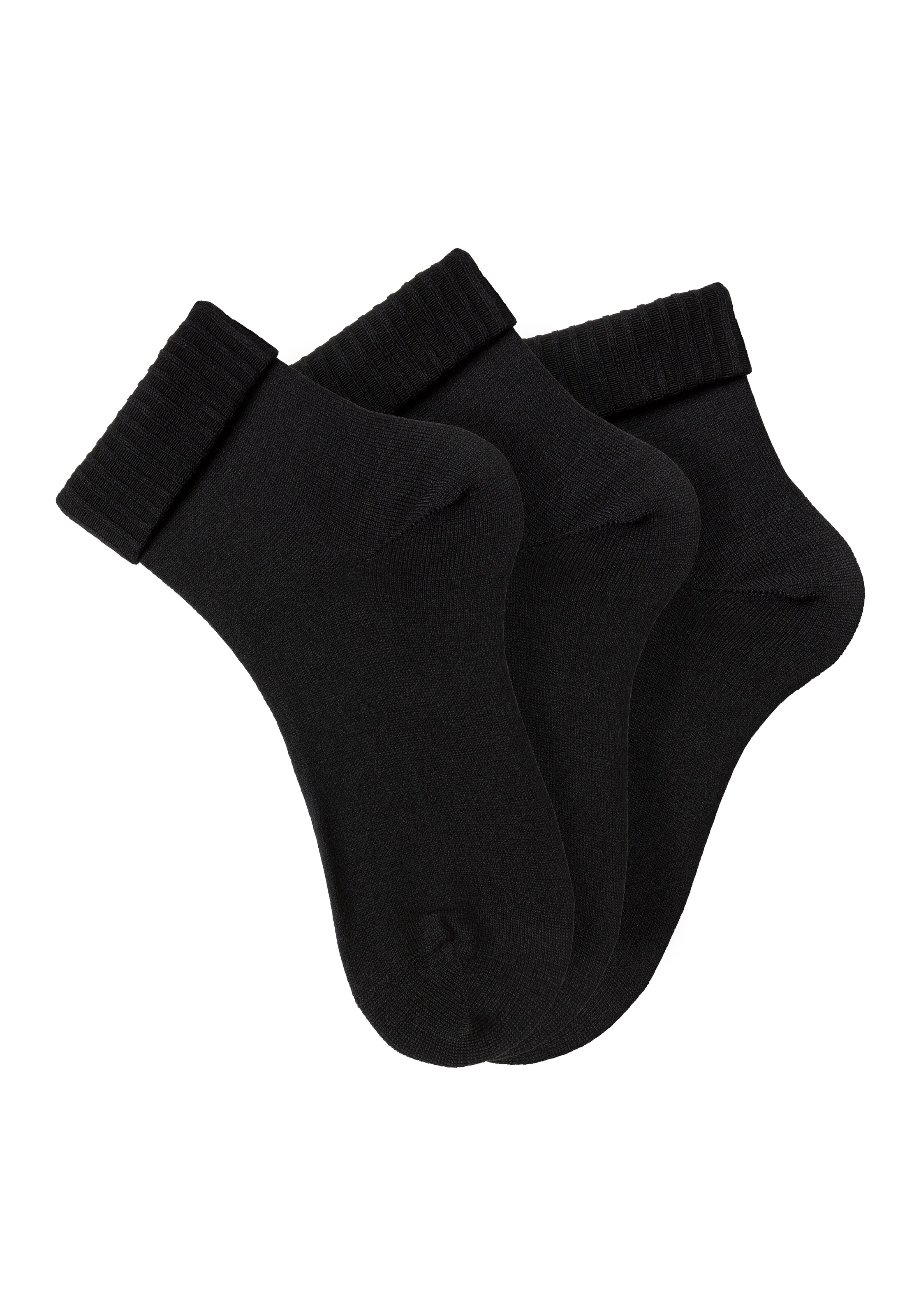 LAVANA Socks in Black: front