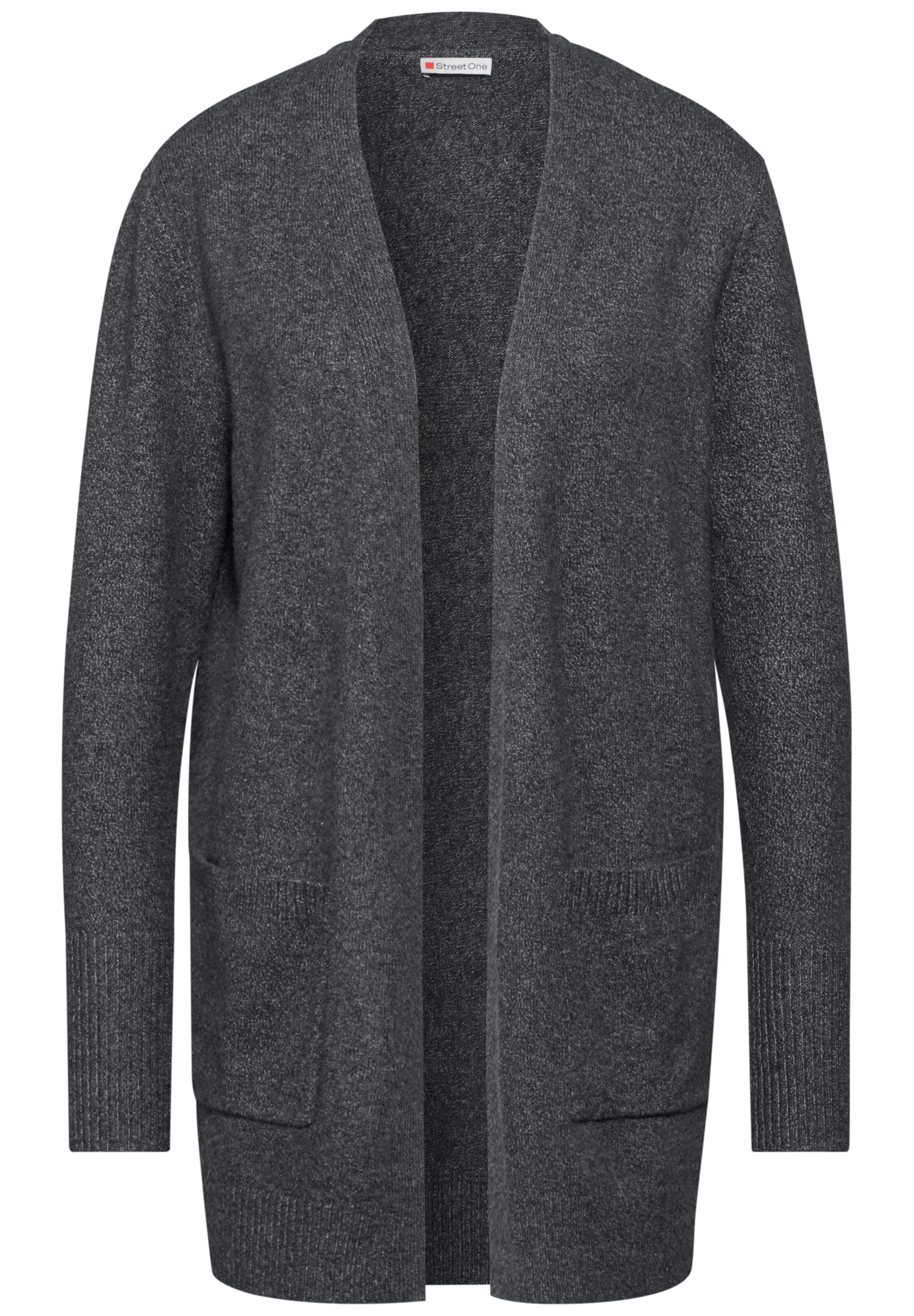 Cardigan Street One Strickjacke Grau STREET ONE Strickjacke In