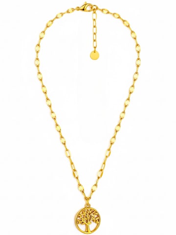 BS Schmuckdesign Necklace 'Tree of Life' in Gold: front