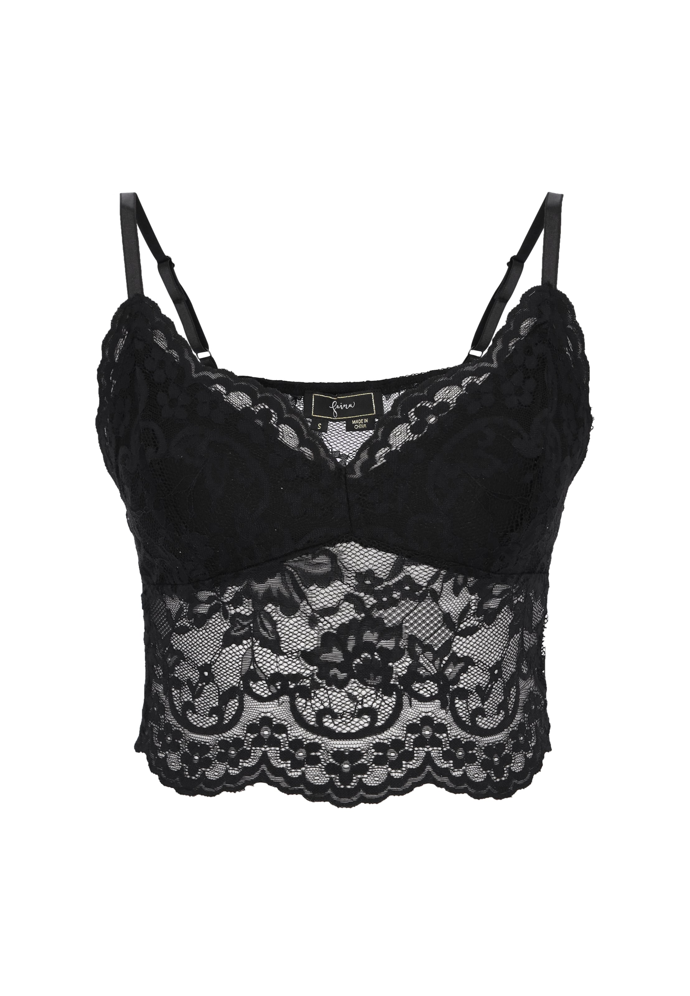 faina - Top en negro: frente