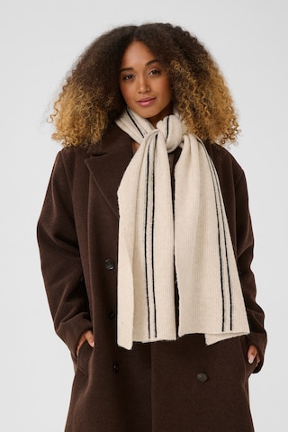 Cream Scarf 'CRTaya' in Beige: front