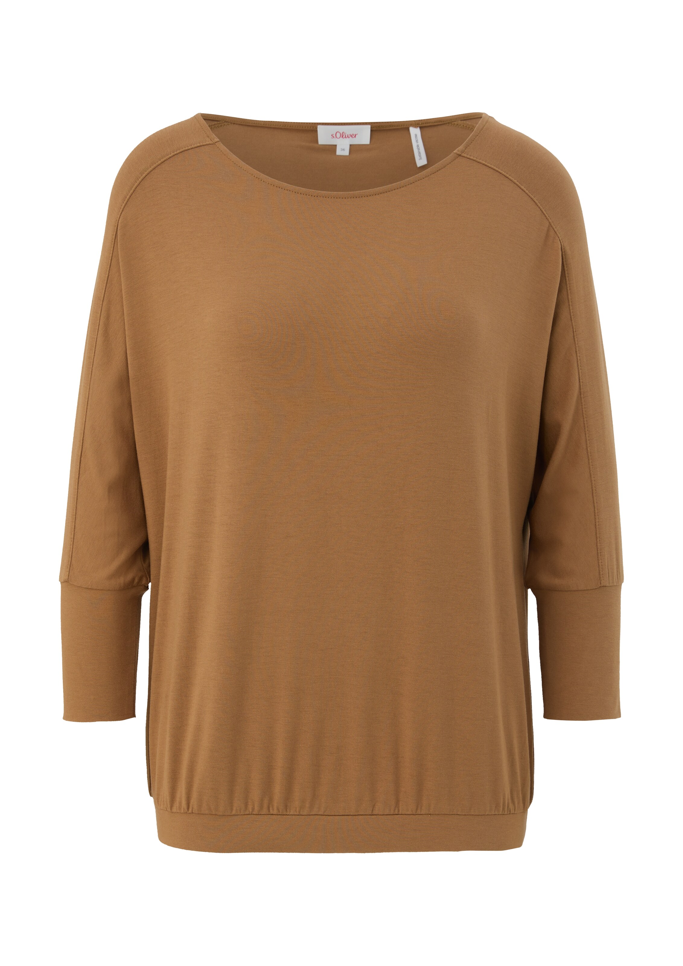 s.Oliver Shirt in Brown: front