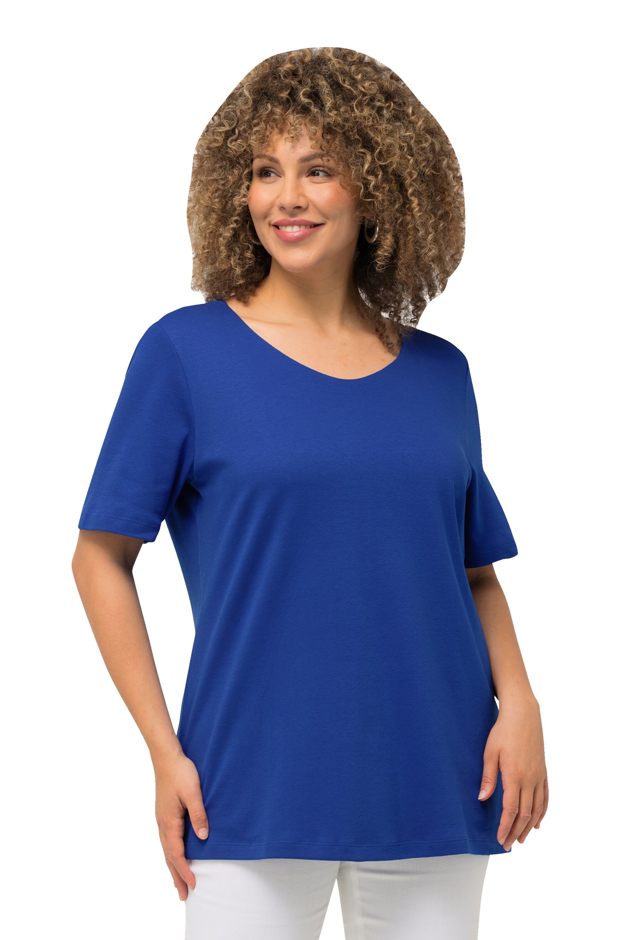 Ulla Popken Shirt in Blue: front
