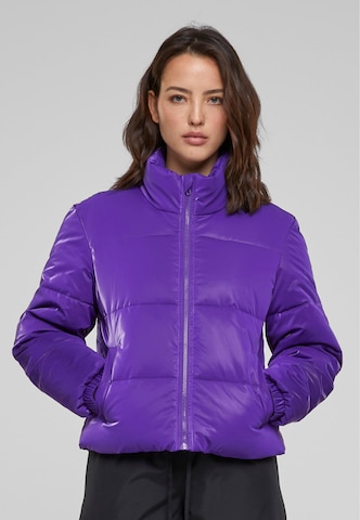 Veste mi-saison Urban Classics en violet : devant