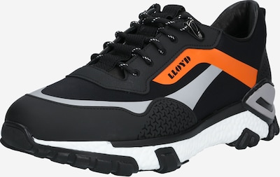 LLOYD Sneakers laag 'BOCAS' in de kleur Antraciet / Lichtgrijs / Donkeroranje / Zwart, Productweergave