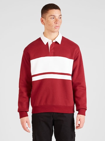 HOLLISTER - Sweatshirt em vermelho: frente