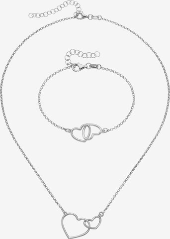 Smart Jewel Schmuckset in Silber: Vorderseite