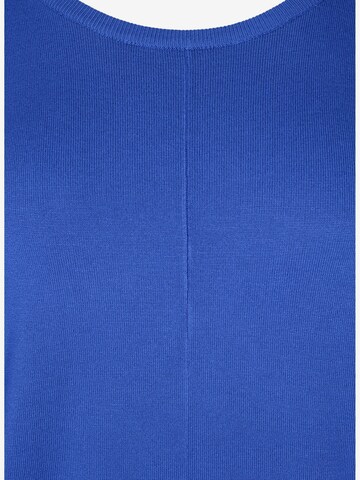 Zizzi Пуловер 'CARRIE' в синьо