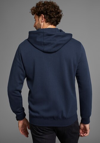 Man's World Zip-Up Hoodie in Blue