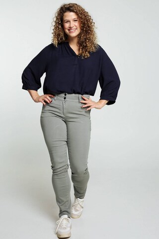 Paprika Slim fit Pants 'Louise' in Green