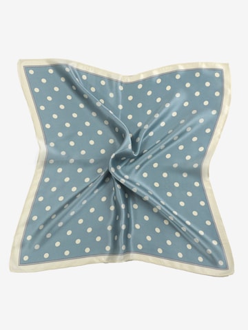 MayTree Scarf 'Seidentuch Punkte klein' in Blue: front