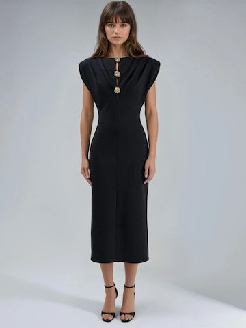 Busem Jurk in Zwart: voorkant