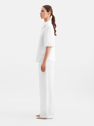 SEIDENSTICKER Blouse 'Uni' in White