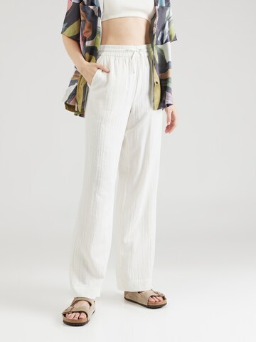 Wide Leg Pantalon minimum en blanc : devant