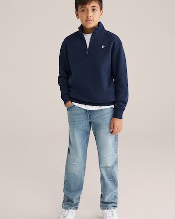 Sweat WE Fashion en bleu