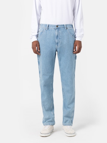 Loosefit Jeans cargo DICKIES en bleu : devant
