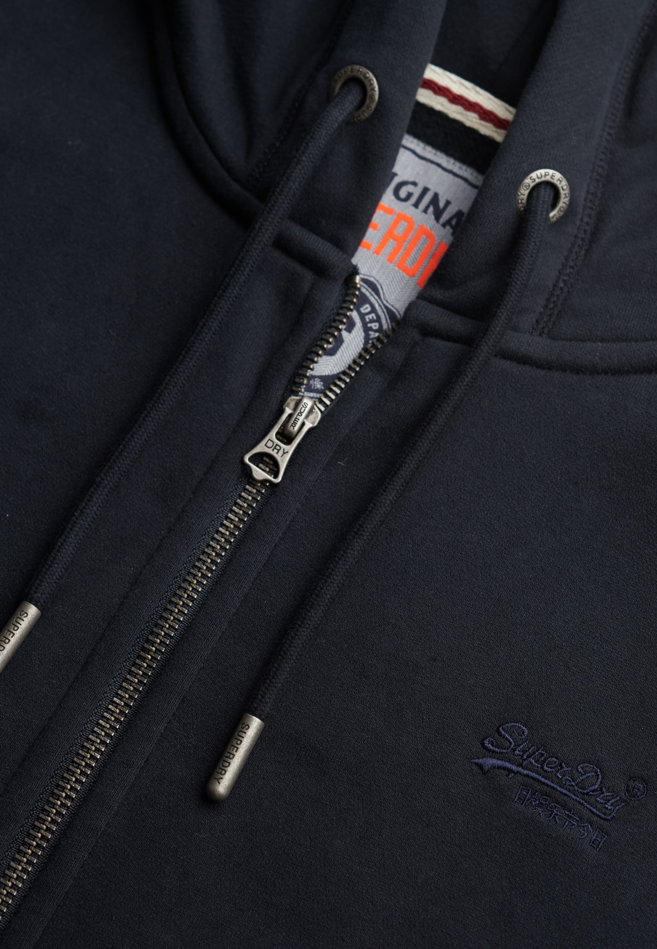 Superdry & Co Sweatjacke 'Essential' in Blau
