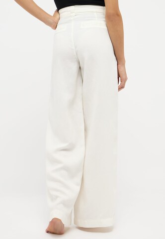 Wide Leg Pantalon ÆNGELS en blanc