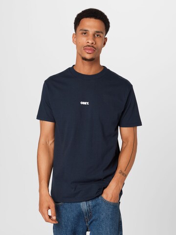 Obey Shirt in Blue: front