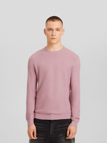 Pull-over Bershka en rose : devant