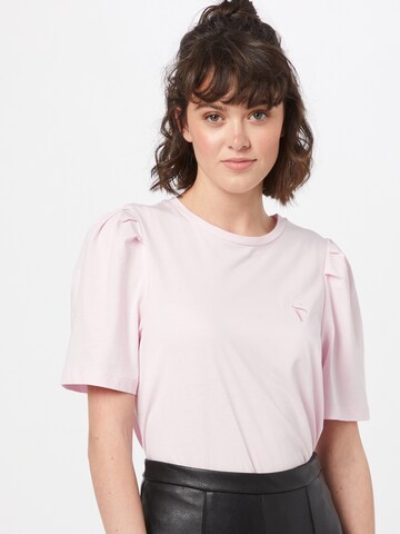 SISTERS POINT T-shirt 'PRIVA' i rosa: framsida