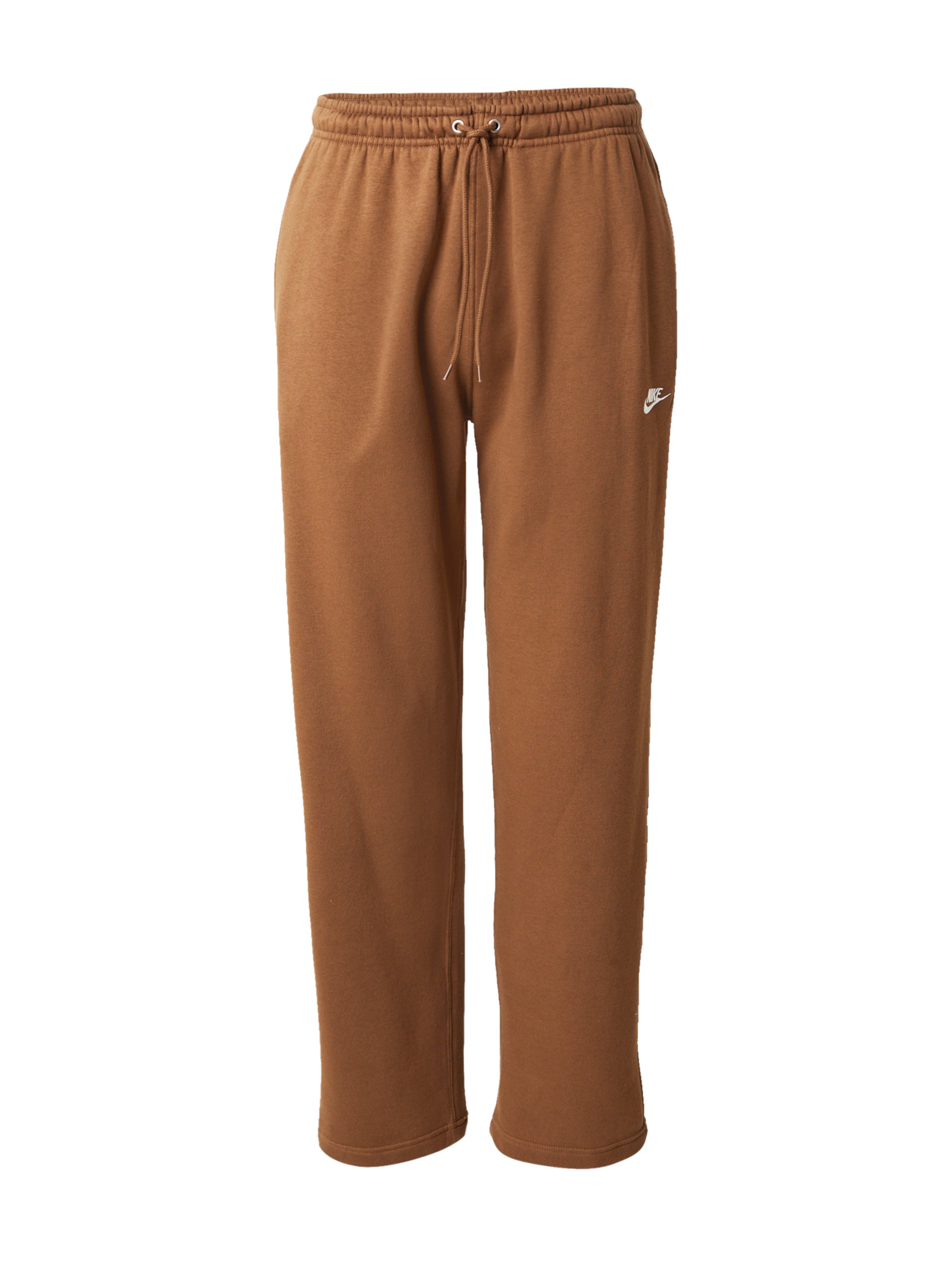 Loosefit Pantalon 'Club' Nike Sportswear en marron : devant