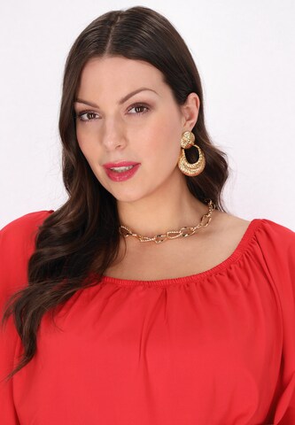 faina - Vestido de verano en rojo