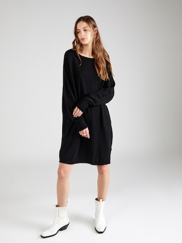 Sublevel Stickad klänning i svart: framsida