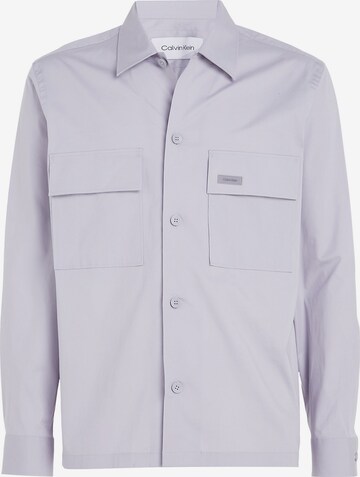 Calvin Klein Comfort fit Button Up Shirt in Grey: front