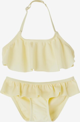 Bikini 'Fini' NAME IT en jaune : devant