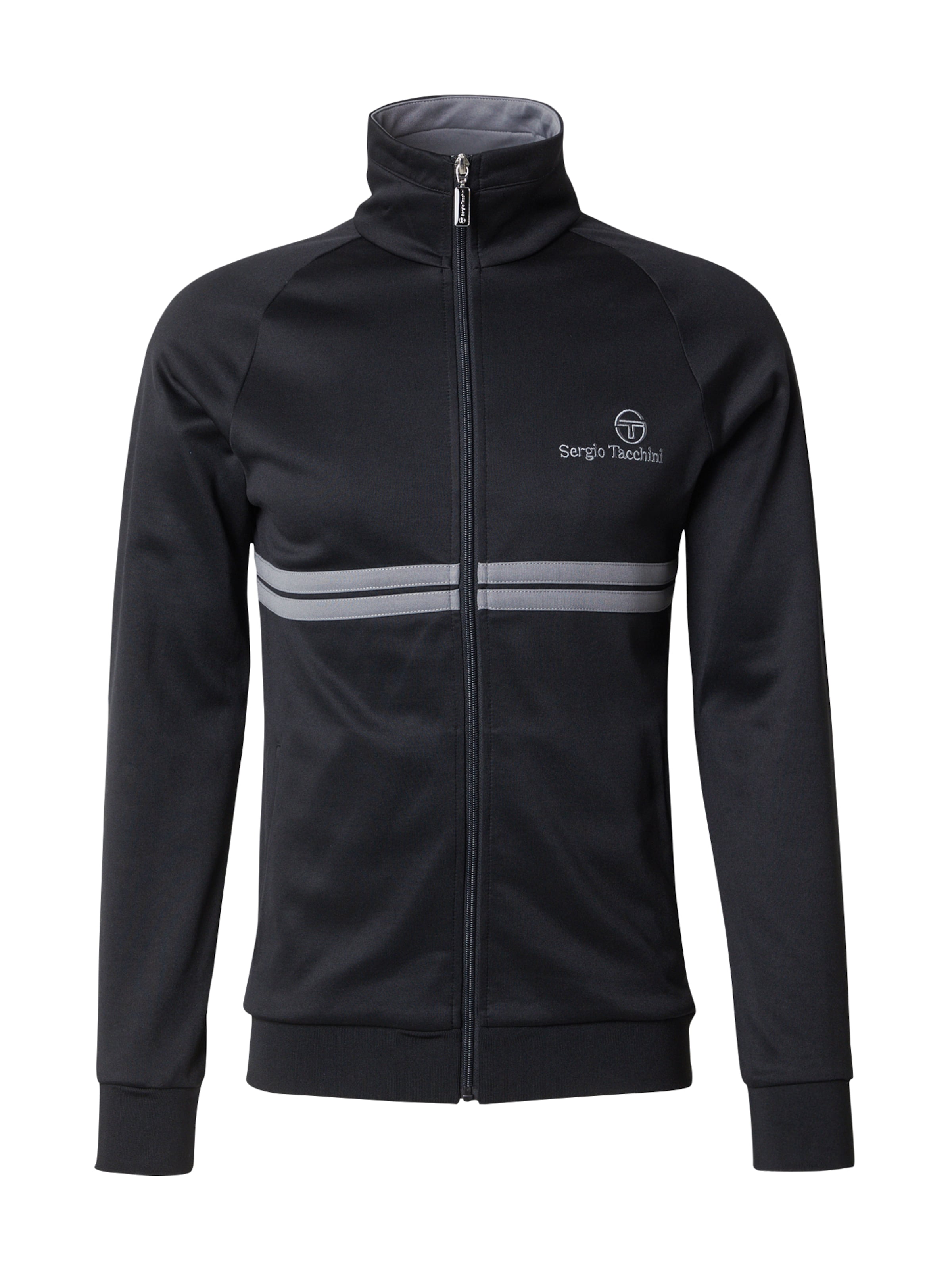 Sergio Tacchini Training Jacket 'New Dallas' in Black: front