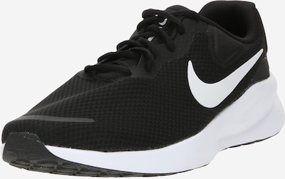 NIKE Chaussure de sport 'Revolution 7' en noir / blanc, Vue avec produit