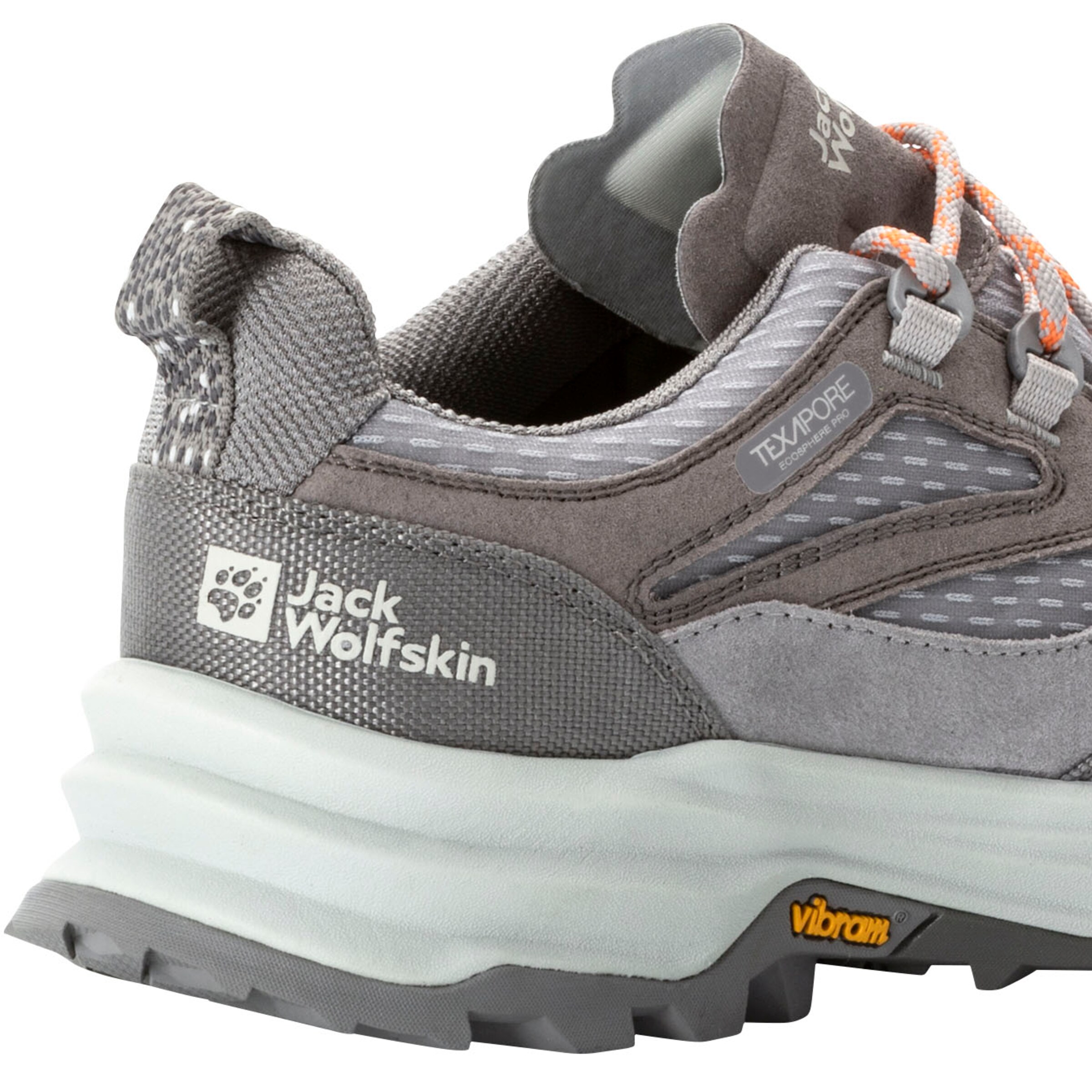 JACK WOLFSKIN Flats in Grey