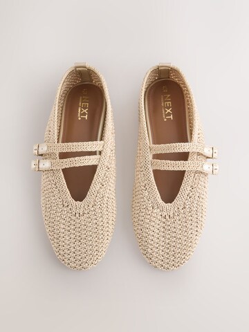 Next Strap ballerina 'Forever Comfort' in Beige
