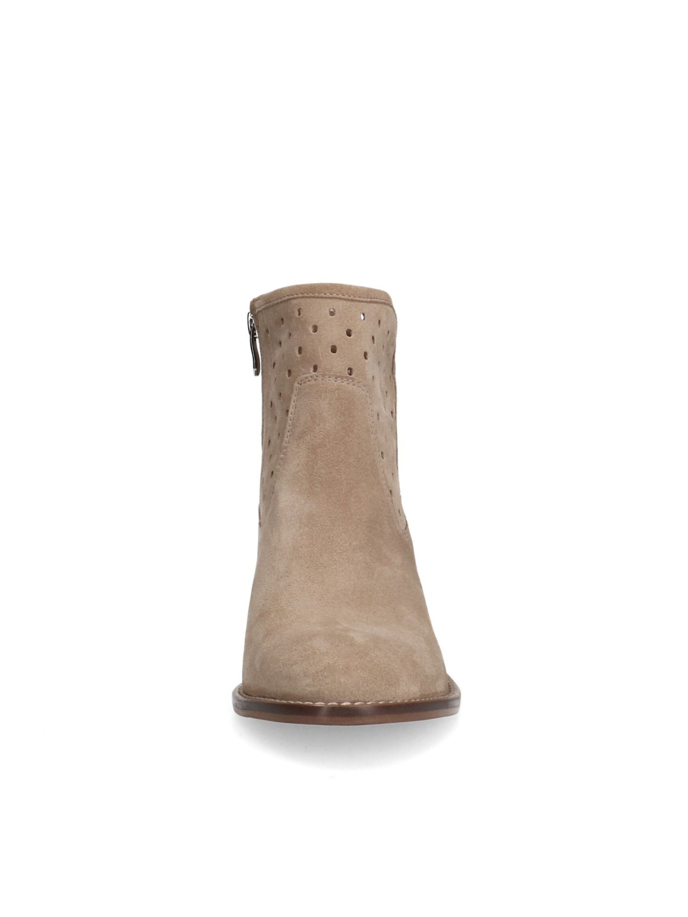 MANFIELD Stiefelette in Beige