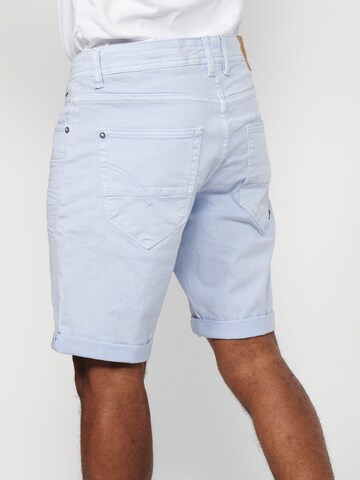 KOROSHI Slimfit Shorts in Blau