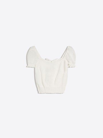 Camicia da donna di Bershka in bianco