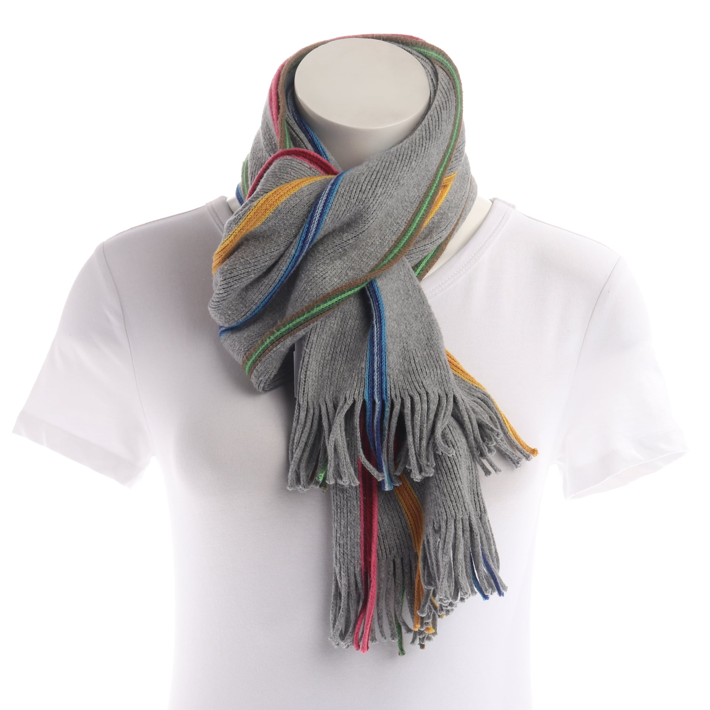 Paul Smith Scarf & Wrap in One size in Mixed colors: front