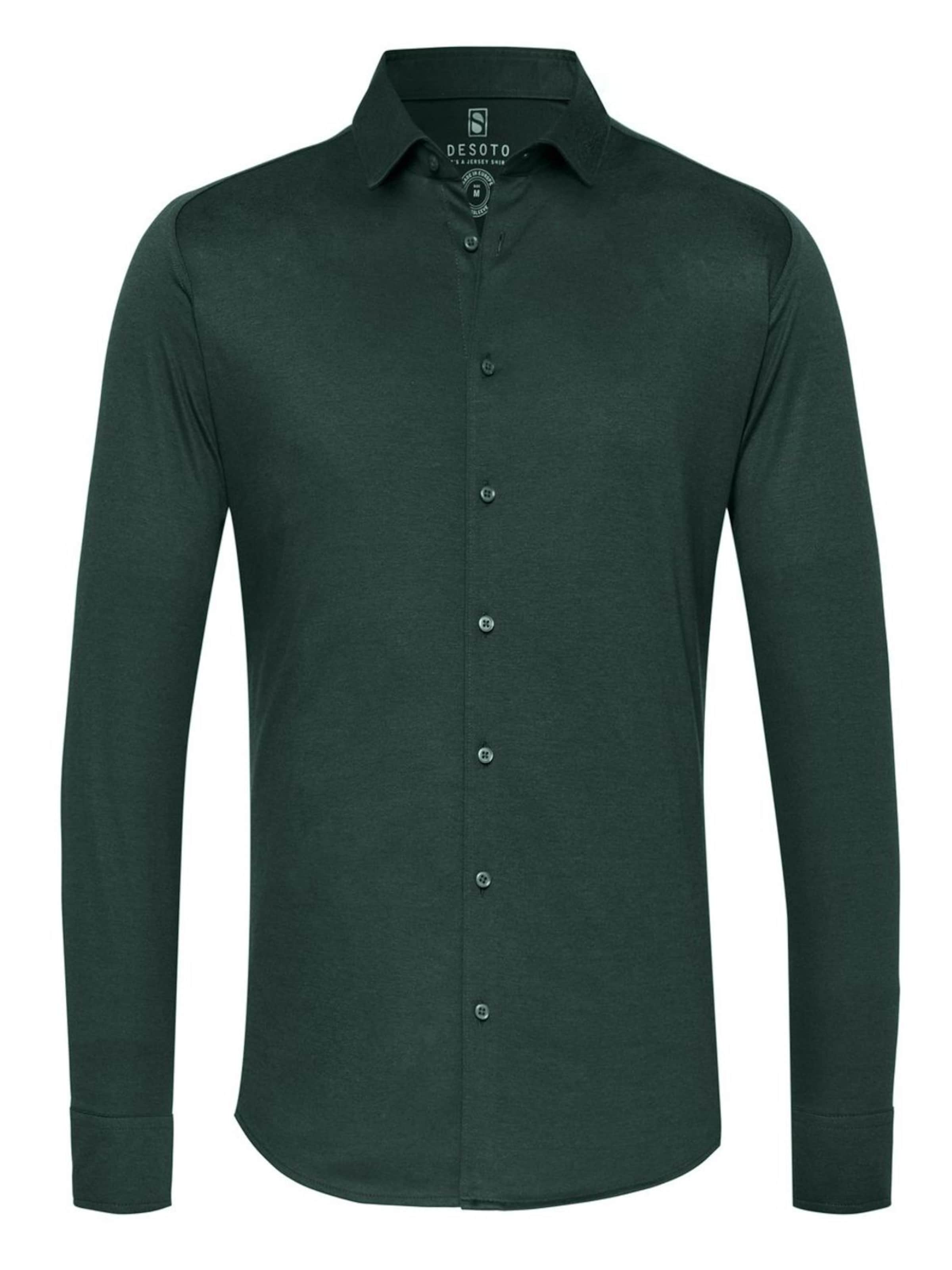 DESOTO Button Up Shirt 'Modern Kent' in Blue: front
