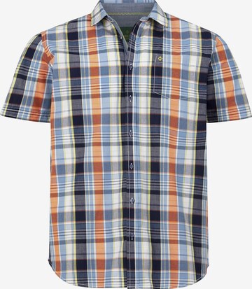 Charles Colby Comfort fit Button Up Shirt ' Duke Sully ' in Blue: front