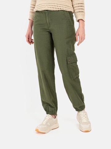 CAMEL ACTIVE Tapered Cargo Pants in Green: front