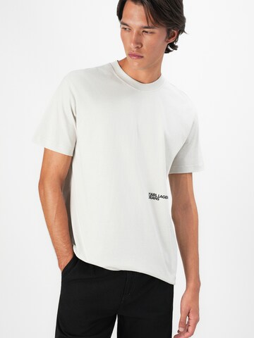 T-Shirt 'ESSENTIAL' KARL LAGERFELD JEANS en gris